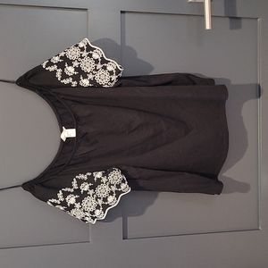 Off the shoulder boho top